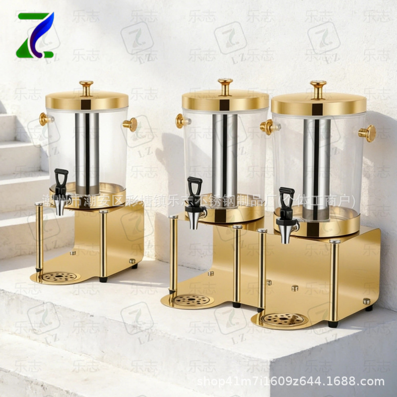 Cross-Border Supply of Stainless Steel Juice Dispensers, Hotel Restaurant Buffet Milk Dispensers, Coffee Dispensers, Milk Tea Beverage Machines for Commercial Use Cross-Border Supply of Stainless Steel Juice Dispensers, Hotel Restaurant Buffet Milk Dispensers, Coffee Dispensers, Milk Tea Beverage Machines for Commercial Use