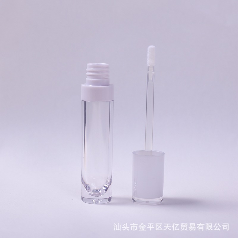 Spot envío gratis descuento esmalte de labios brillo de labios tubo vacío cabezal de cepillo de silicona botella multicolor bolsa cosmética de tubo redondo pequeño