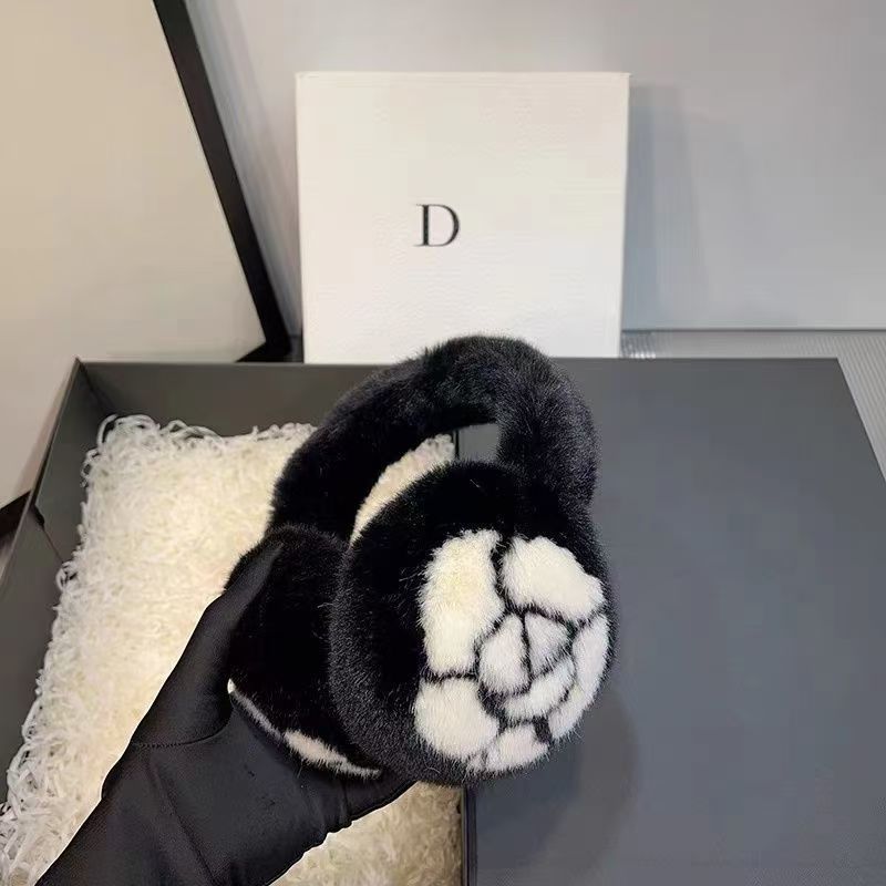 Juego de Bufanda y Orejeras Térmicas de Peluche para Invierno