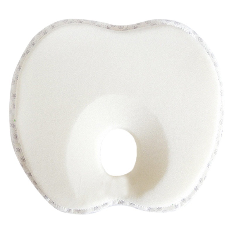 Bebé que forma la almohada bebé oso Apple almohada anti-Desviación cabeza esponja transpirable cuatro estaciones disponibles suministros maternos e infantiles