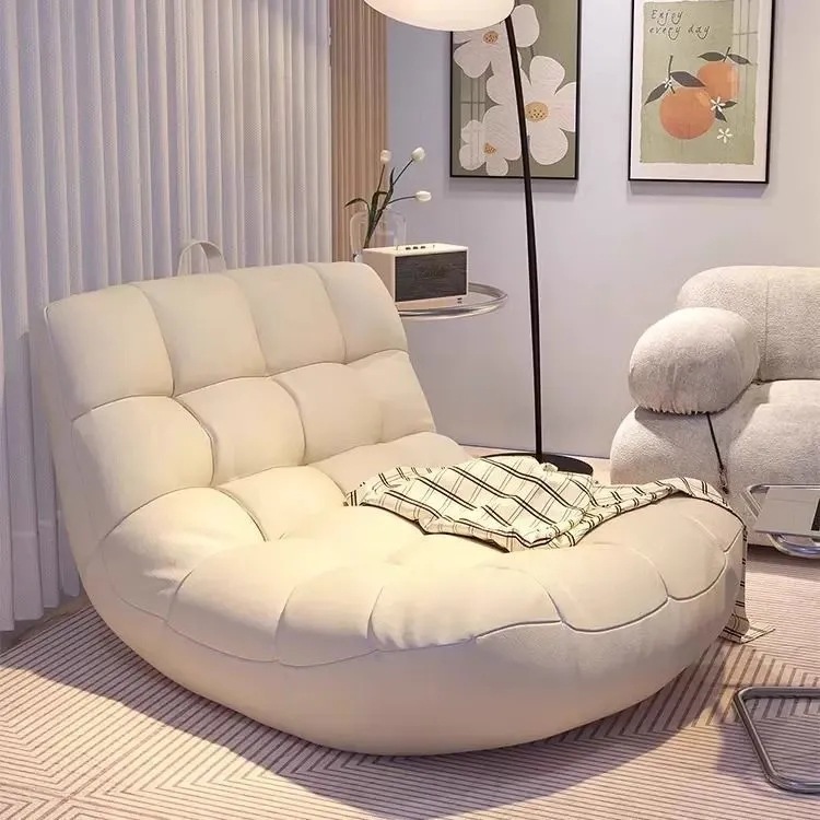 Trendy Lazy Sofa Bean Bag Caterpillar Recliner Bedroom Small Sofa Balcony Leisure Single Seat