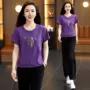 年轻夏季显瘦短袖套装