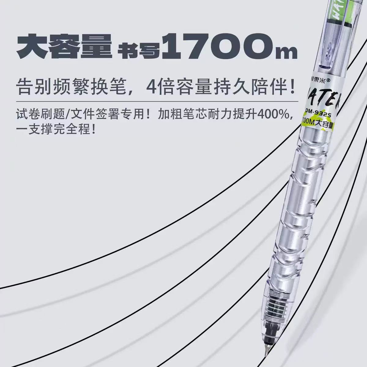 Quick dry black rollerball pen for students