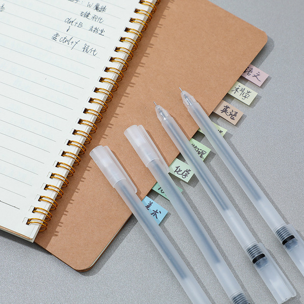 transparent matte rollerball pen