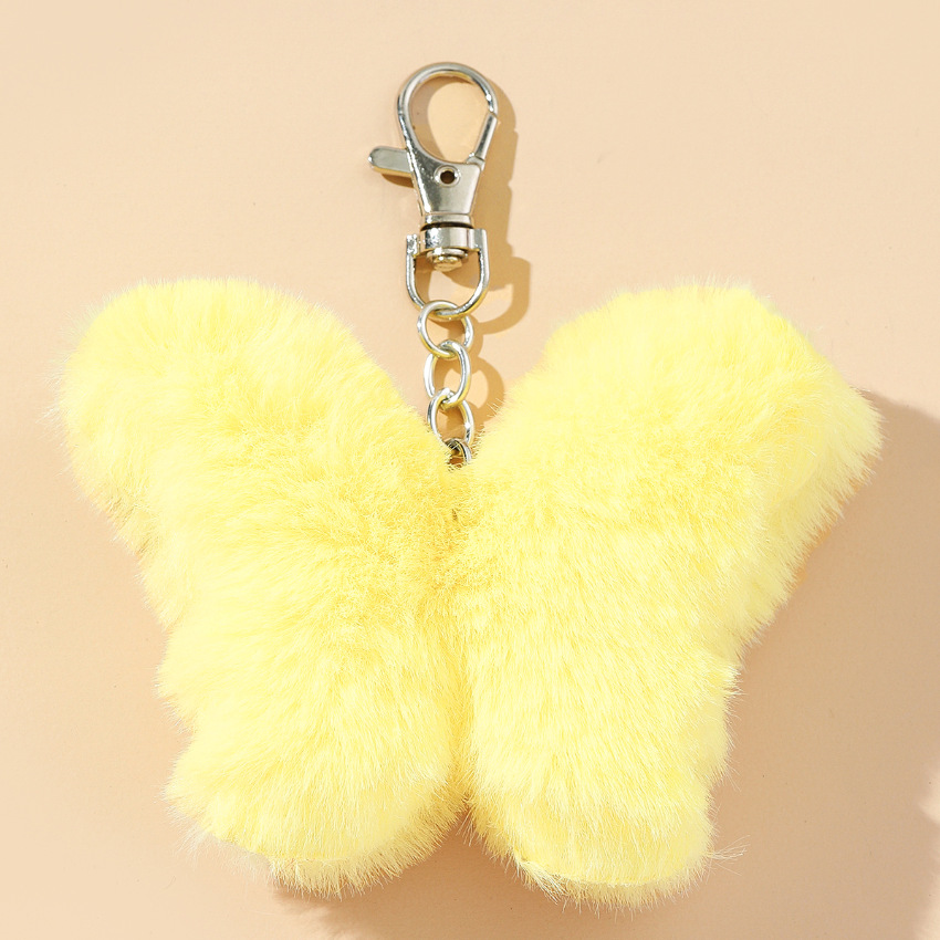 Ig Style Cute Butterfly Alloy Bag Pendant Keychain display picture 2