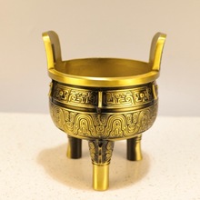杨铜记 铜鼎摆件元鼎克鼎三足鼎铜金属工艺品圆鼎