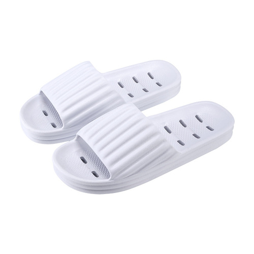 Slip-on sandals for summer home indoor comfort, couple hotel school dormitory bathroom shower sandals for men and women, thick soles cool sandals