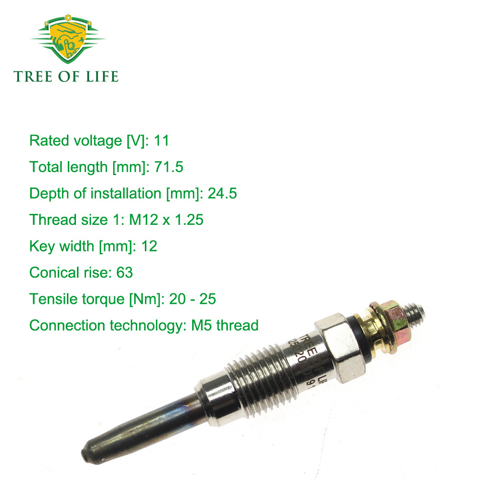 0250201039,0 250 201 039 GLP001 is suitable for LOMBARDINI preheating plugs