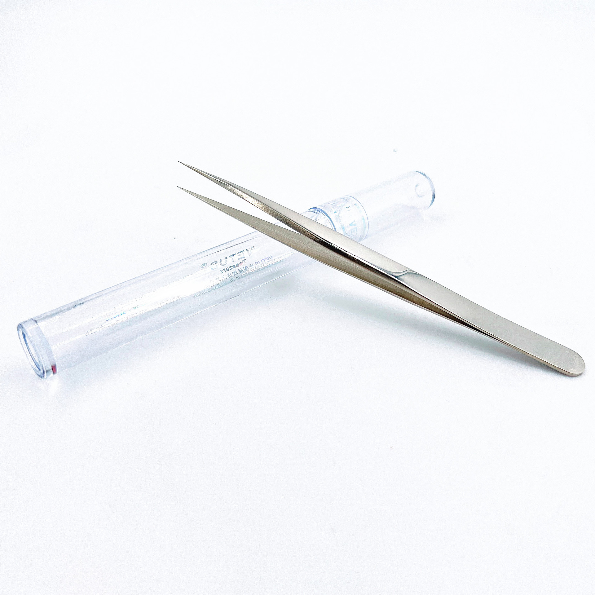 修表工具 香槟金色镊子 尖头镊子 质量好 夹持小零件 精钢  指钳