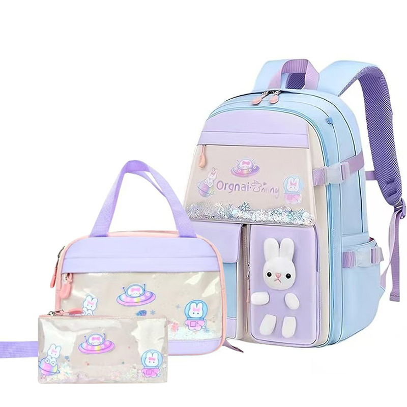 Nuevo refrigerador femenino arenas movedizas estudiante de escuela primaria mochila 1-3-6-9 grado estudiante de secundaria casual niños mochila