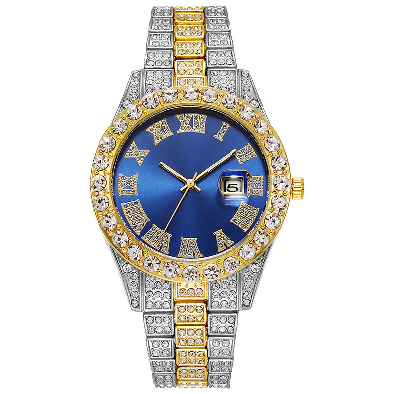 Gold Band Blue