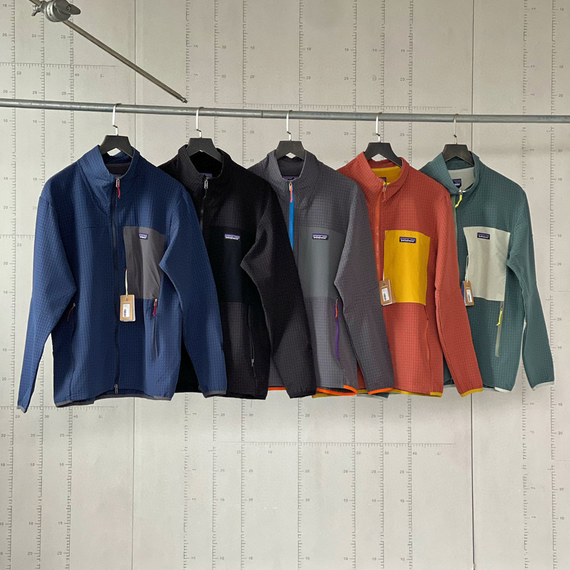 Pata m's R2 Techface Hoody Outdoor Windproof and Water-Repellent Soft Shell Stand-Up Collar Zipper Jacket