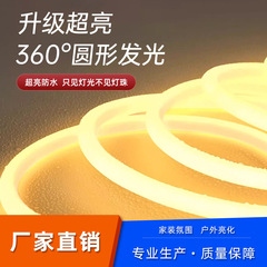 220v led円形360度発光フレキシブルネオンハイライト屋外点灯装飾防水ホースバンド
