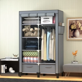 简易衣柜;衣帽架;室内花架