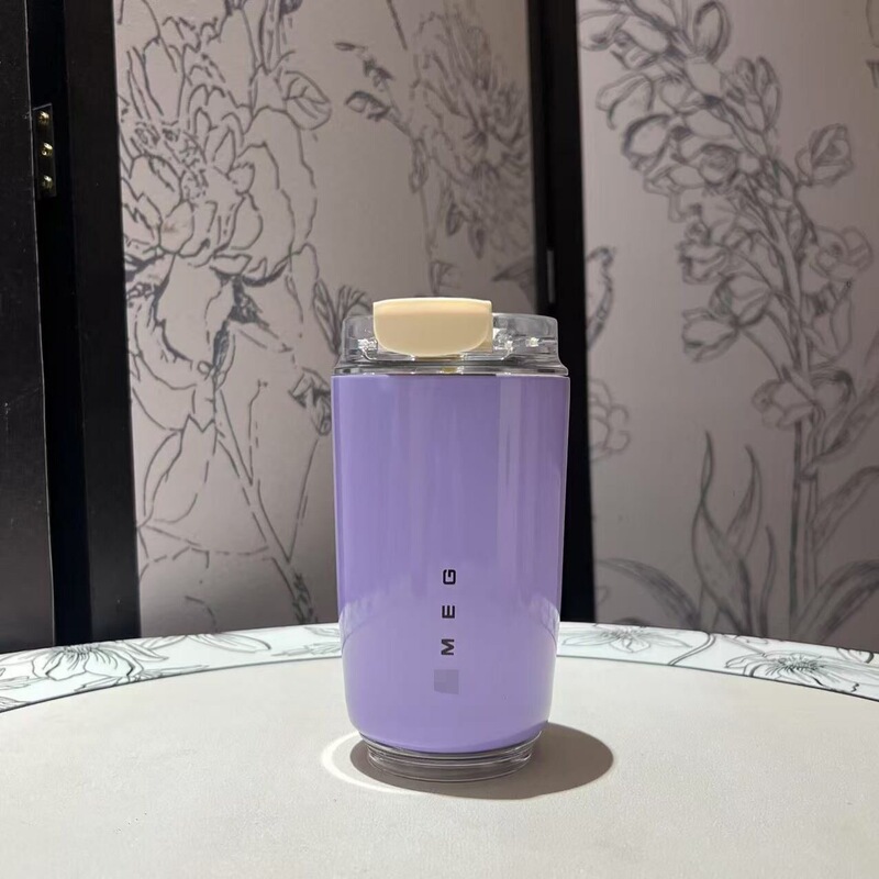 M格家同款随行杯款白色咖啡杯便携水杯不锈钢防漏保温杯semg|undefined