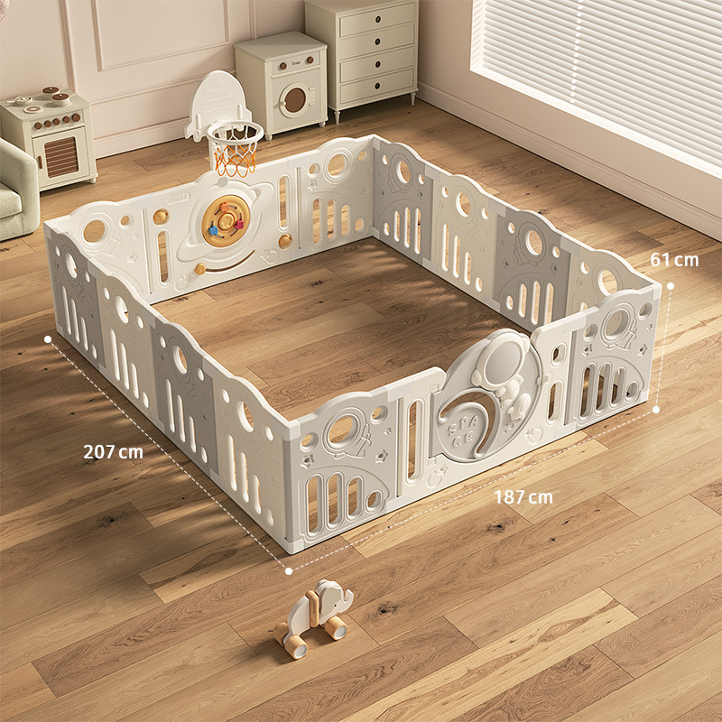 Babies juego valla valla protector de bebés tierra para niños en el interior casa para niños esterradura valla sala de estar