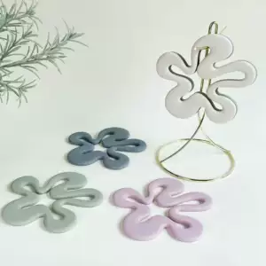 Amazon New Silicone Coaster Ins Korean Style Household Colorful Flower Western Food Table Mat Coffee Cup Anti-Slip Mat