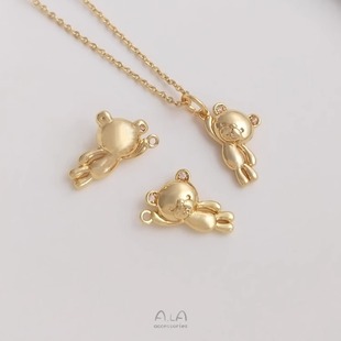 ��ɫ14K�����Ƕ�ʯ�ɐ�С�ܒ���ֹ�����diy����朶��hƷ���