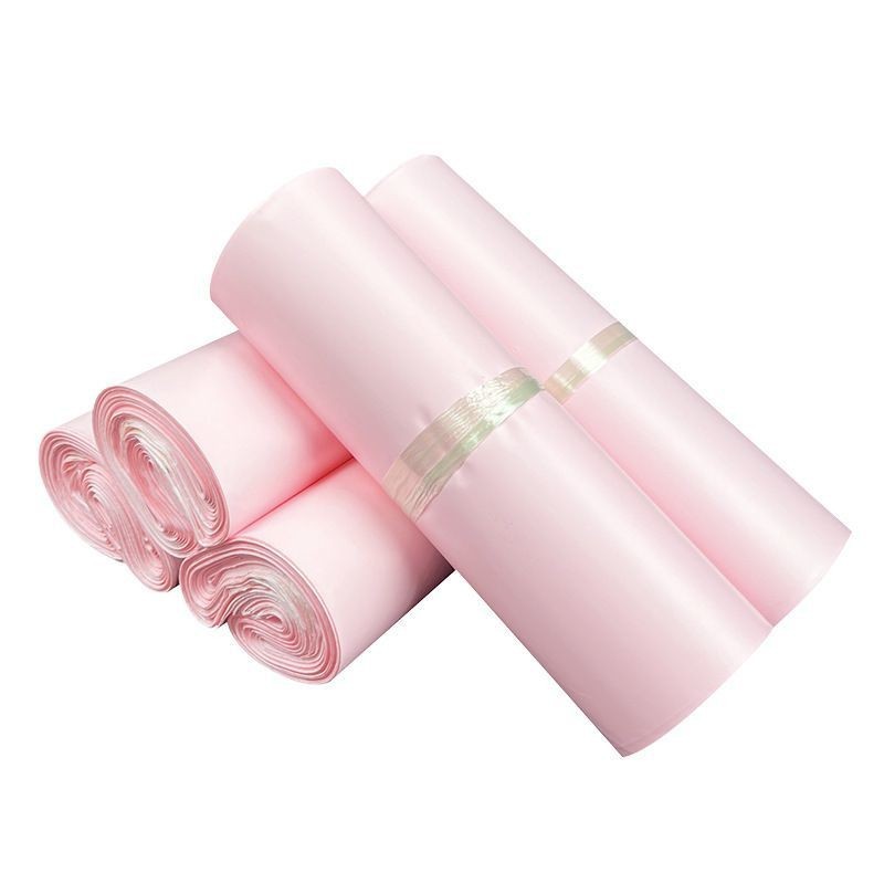 Bolsa de embalaje de ropa bolsa de embalaje express logística de comercio electrónico al por mayor bolsa de embalaje de ropa caja de avión rosa claro