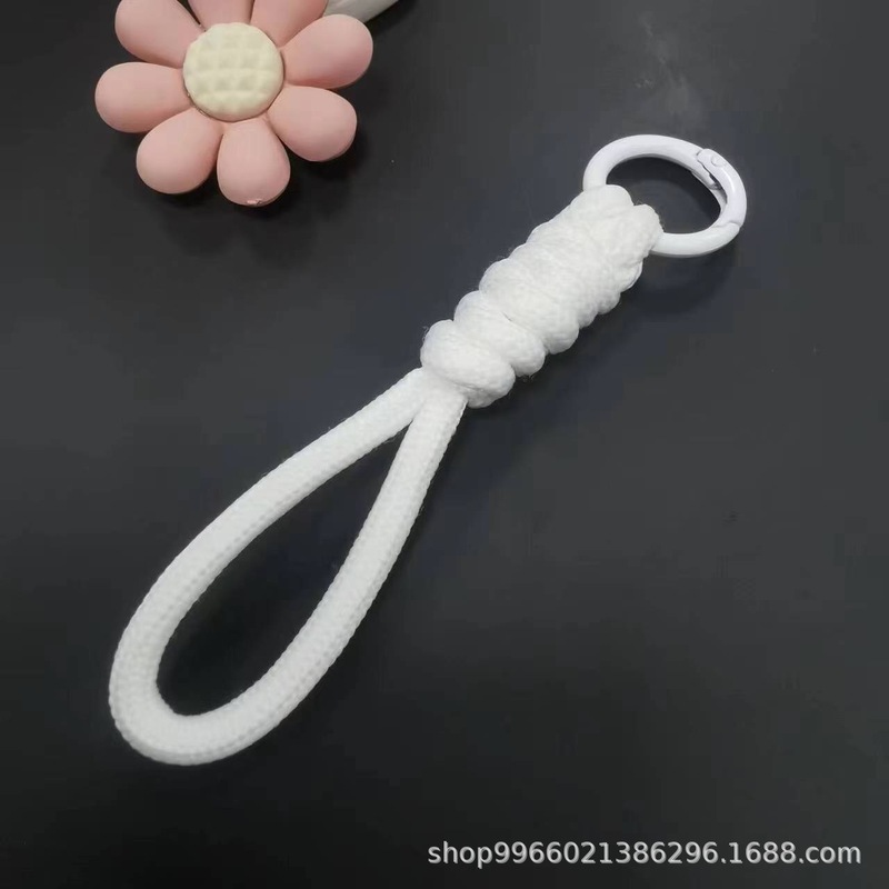 拼色打结手机挂绳创意短款编织挂绳手机壳钥匙圈可拆防丢吊绳12CM|undefined