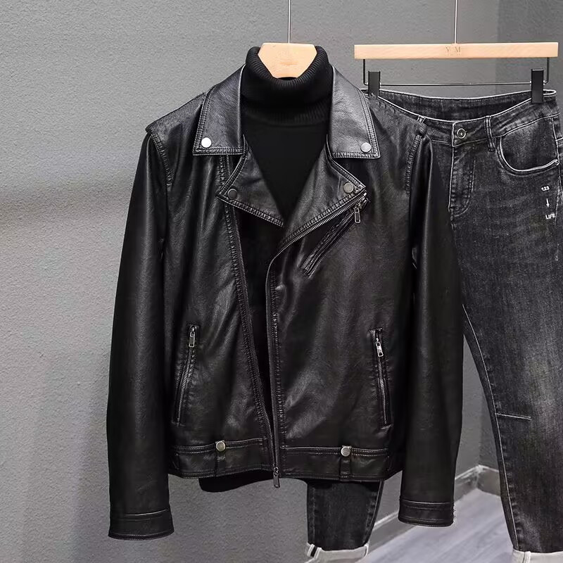 Suit, retro jacket with zipper, autumn