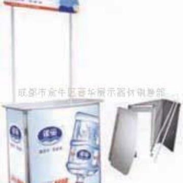 成都供应铝合金促销台.统一展览展示.促销物料展具制作促销台(图)