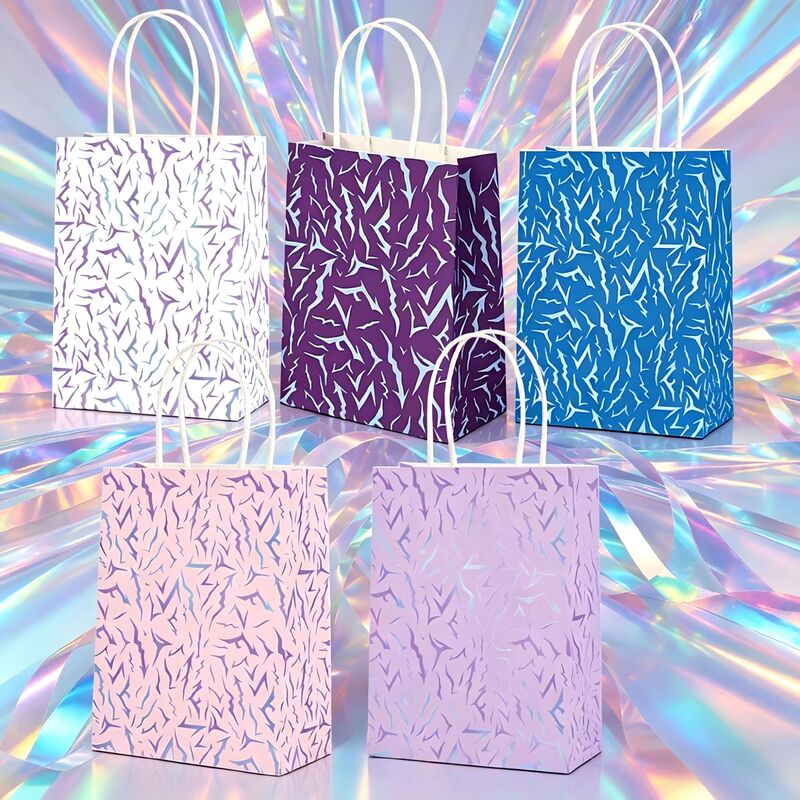 New K-Pop Demon Hunter Girl Group Tote Bag Merchandise Iridescent Gift Bag Party Carnival Lightning Iridescent Packaging Wholesale