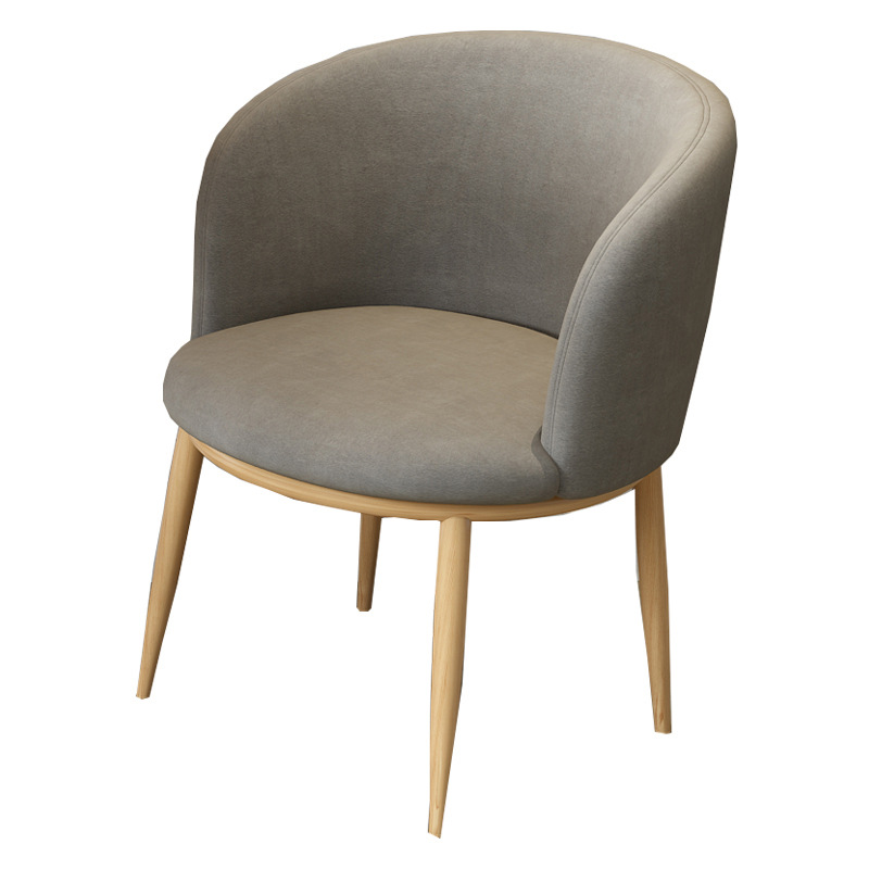 회색 벨벳 의자