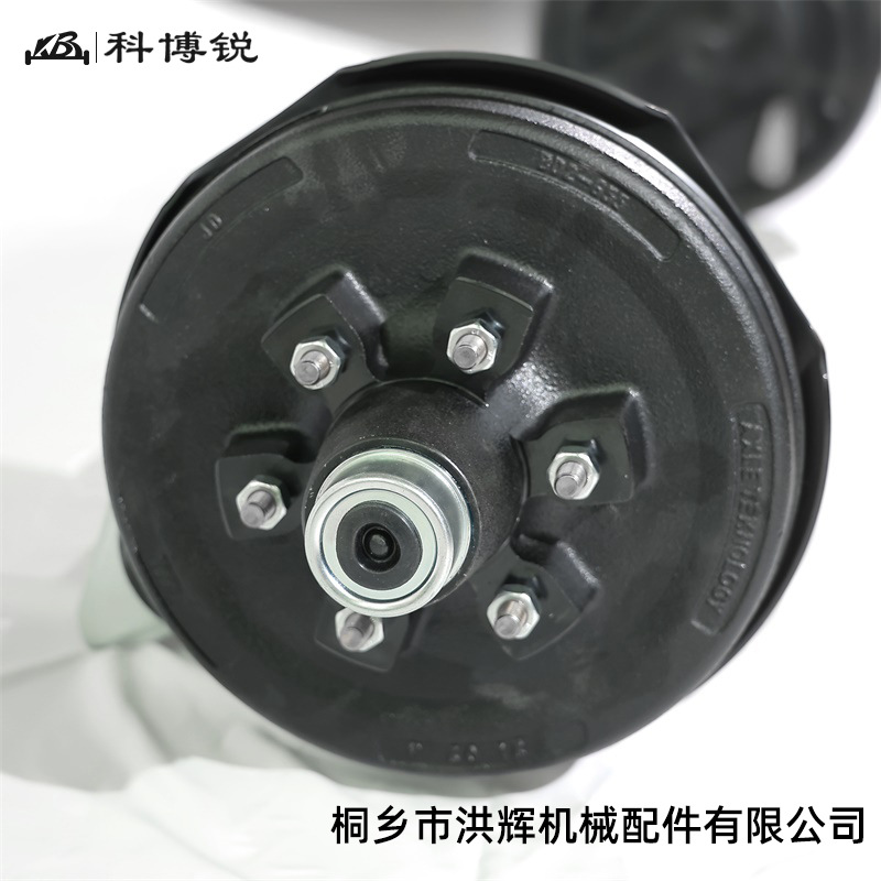 2.0 tons torsion electric brake axle trailer rear axle electric brake axle car RV yacht rubber mechanical brake axle