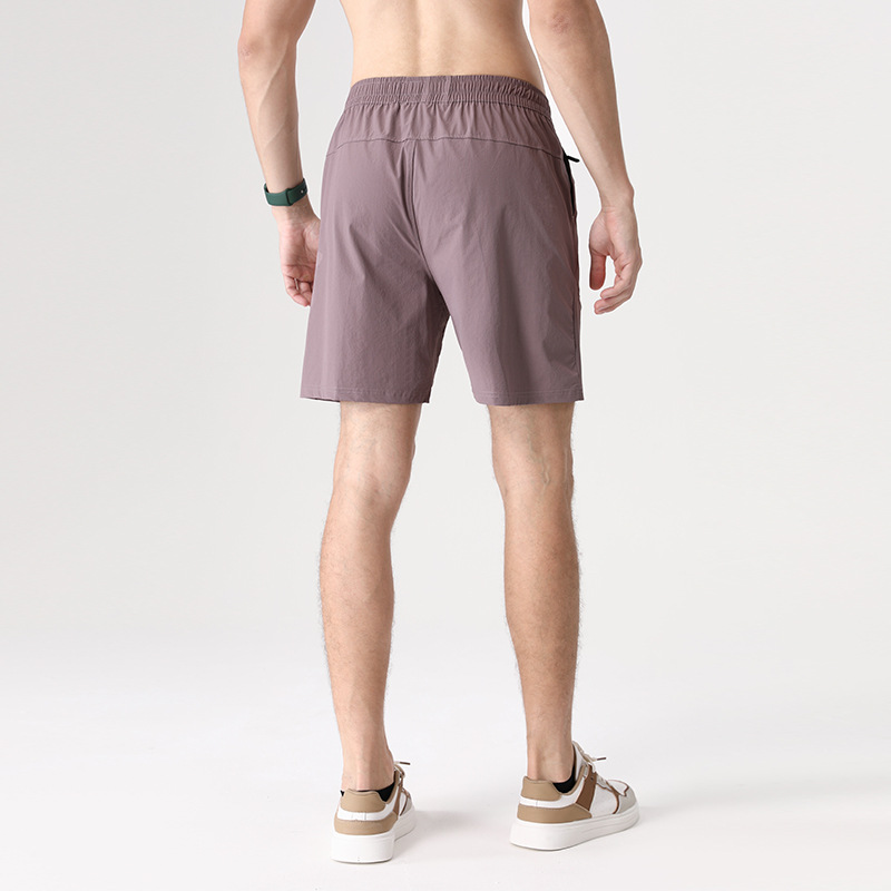lulu nuevos pantalones cortos deportivos de secado rápido para hombres sueltos pantalones de entrenamiento de baloncesto pantalones de gimnasio transfronterizos