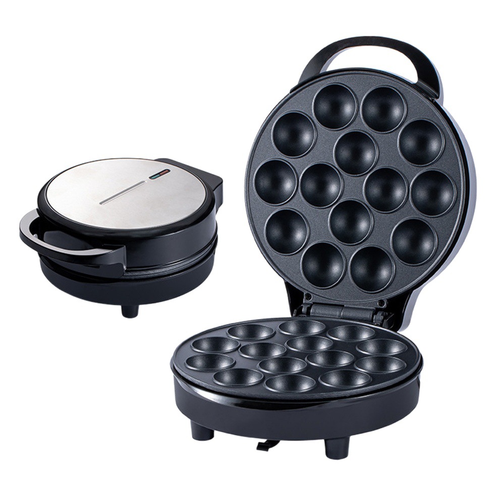 110V estándar americano de 14 hoyos Takoyaki máquina hogar máquina de la torta máquina fabricante de pan bolas máquina de desayuno torta redonda pastel
