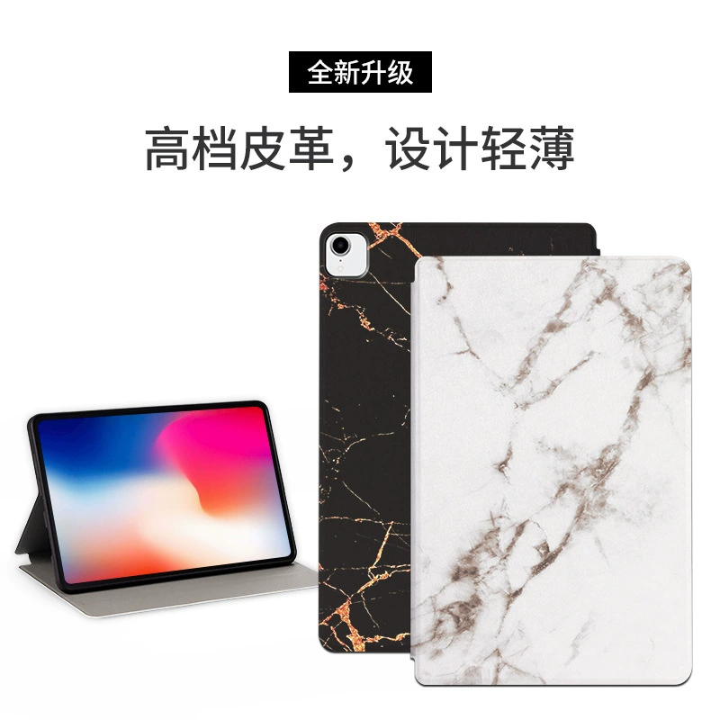 Совместимый защитный чехол для планшета iPad 10 2022 10.9-дюймов, Marble, mini6, обложка с магнитной крышкой, мягкий корпус Air4