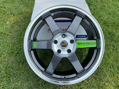 Yunjie Is Suitable for 16/17/18/ 19inch Civic Accord Mazda3 Atenza Spin-Forged Modified Wheels (Hub) - 15x65j-gun-gray-car-side