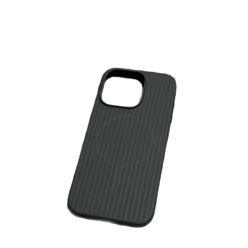 适用iPhone17PROMAX准分子瓦楞肤感细圈磁吸手机壳苹果16高级感15|undefined