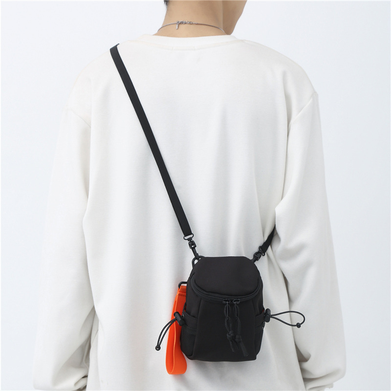 Leisure Oxford fabric single-shoulder bag, unisex mini casual crossbody bag, trendy coin and phone small bag