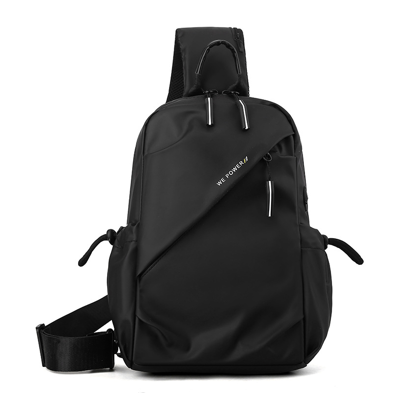 WEPOWER nuevo multifuncional a prueba de agua bolso de pecho bolso de hombro mochila deportiva casual bolso de hombro para hombres
