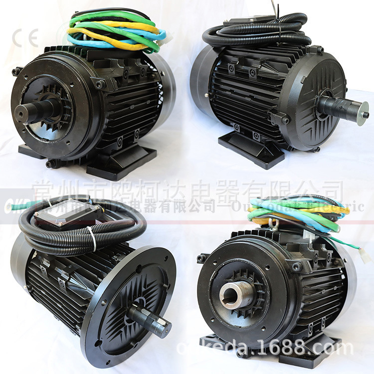 2.2KW 850RPM 60V 1.8KW 直流无刷电机 教练车改装直流电机