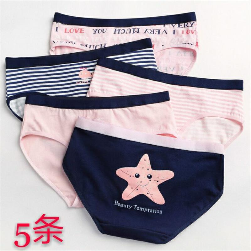 Girls' Underwear for Ages 12-15, 10% Cotton, for Older Children, Kids' Briefs for Ages 11-13