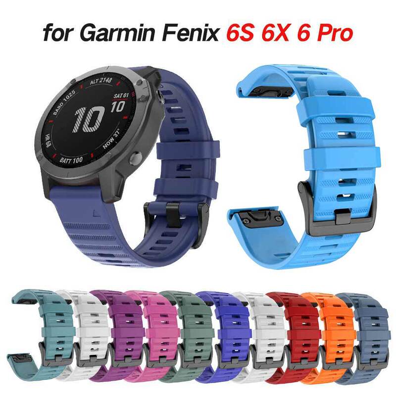 26 22 20mm for Jiaming Fenix8 E 7X 6 6x 5 Quick-release Silicone Strap 945 Watch Wristband