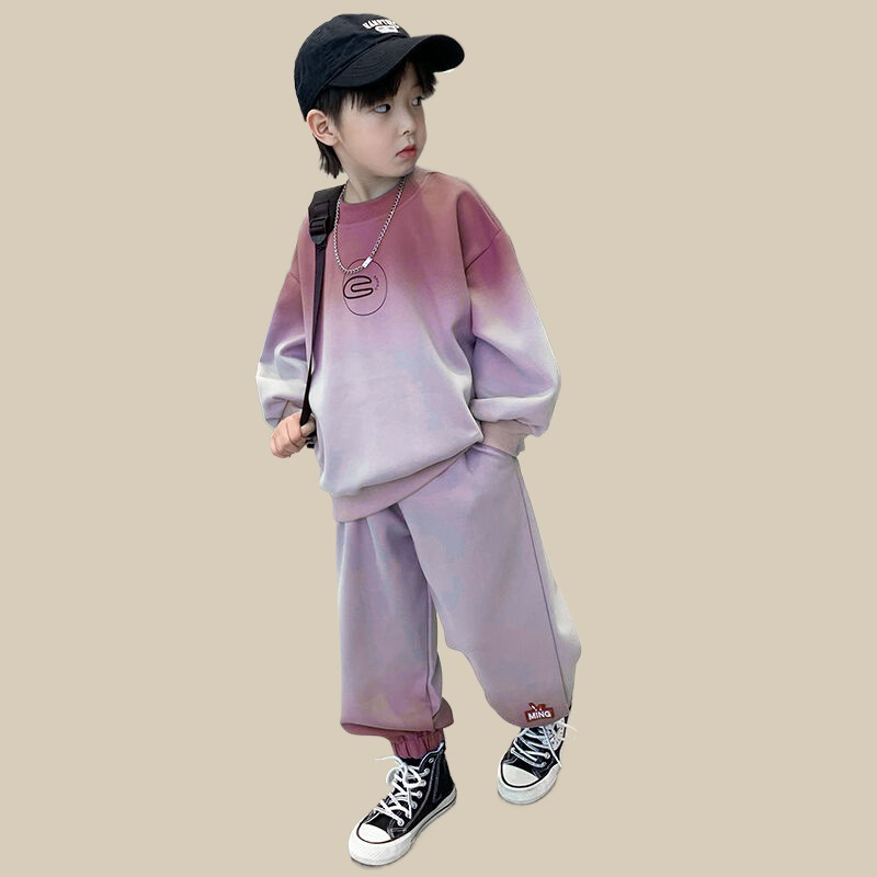 Boys Outfit Set For Autumn And Spring Comfortable Sportswear_voghion.com