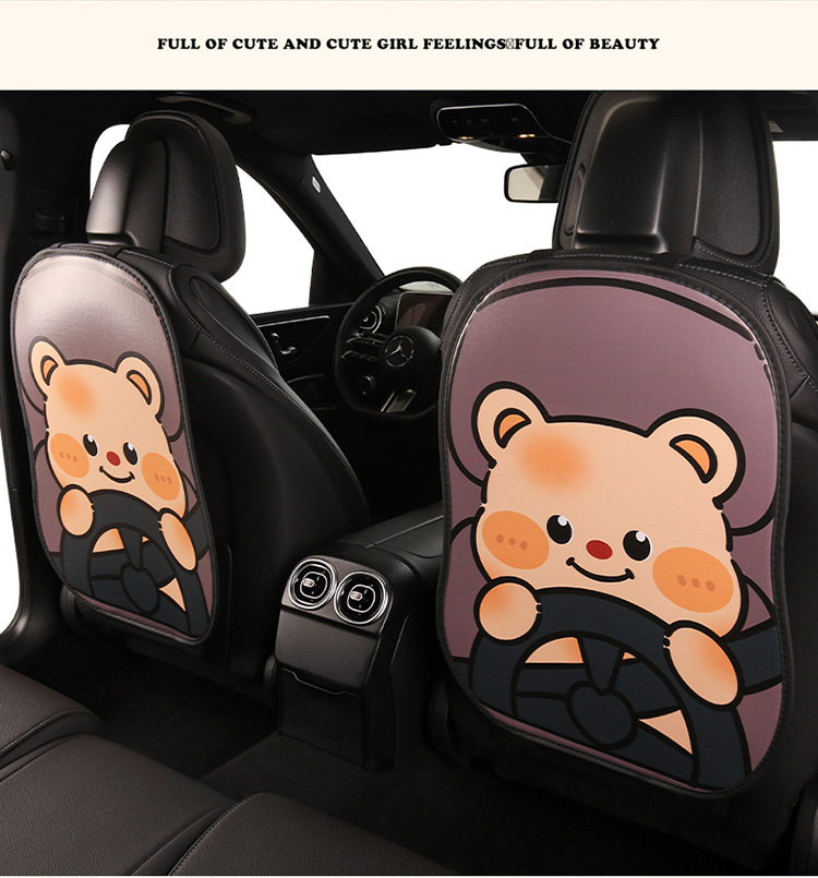 Car seat back anti-kick pad rear universal child dirt-resistant car rear seat protective pad protective pad storage female