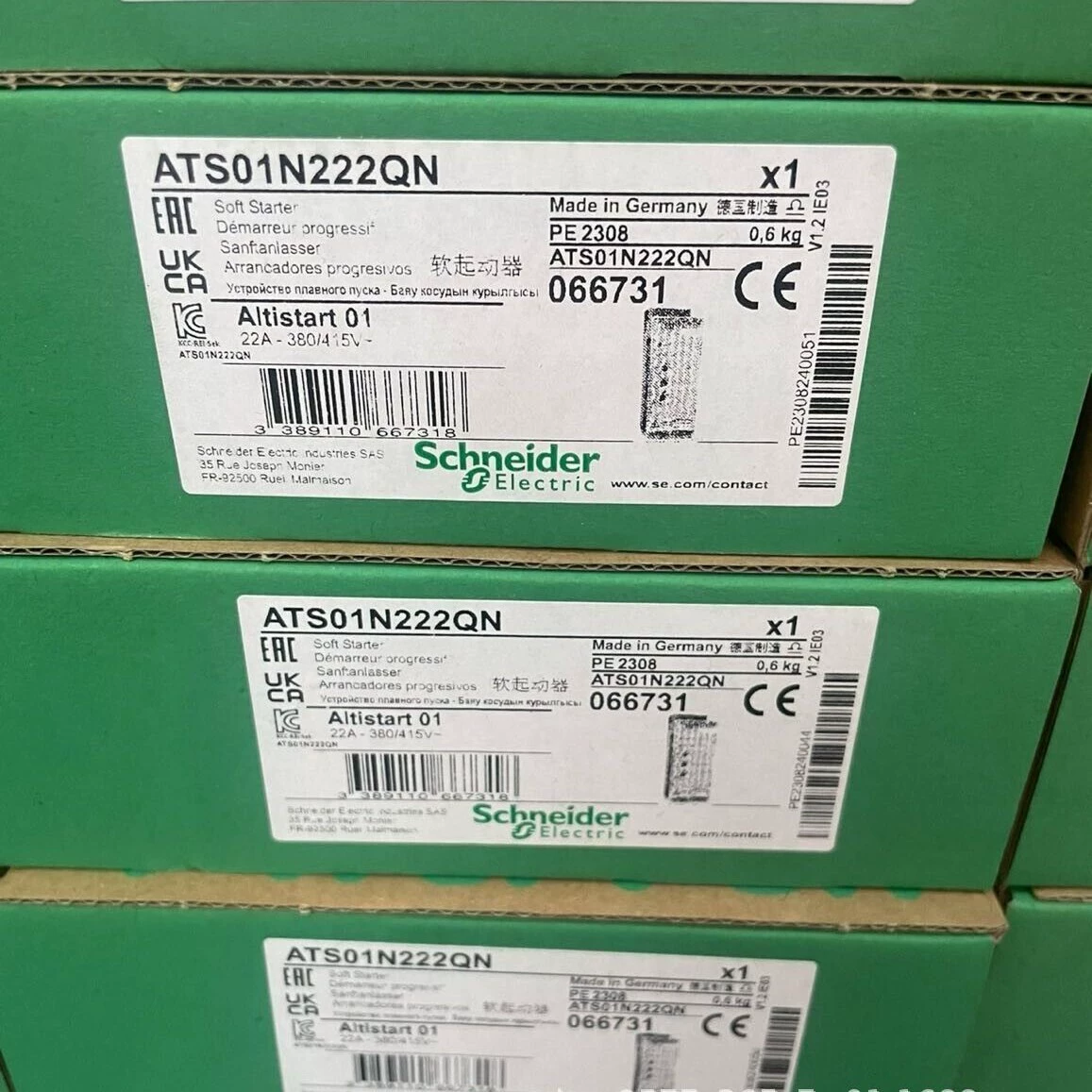 Абсолютно новый оригинальный мягкий пускатель ATS01N206QN ATS01N212QN