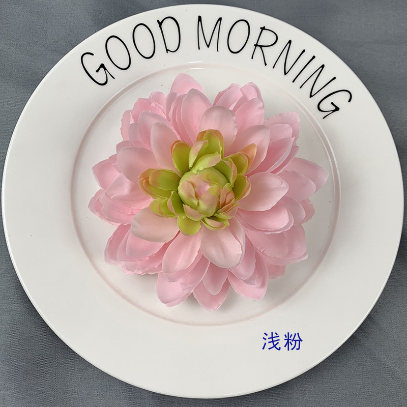 Simulated Lotus DIY Lotus Dahlia Handmade Silk Flower Material Garland Clothing Accessories Lantern Flower Arrangement Decoration