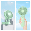 Handheld small folding air fan, suitable for import, new collection, digital display