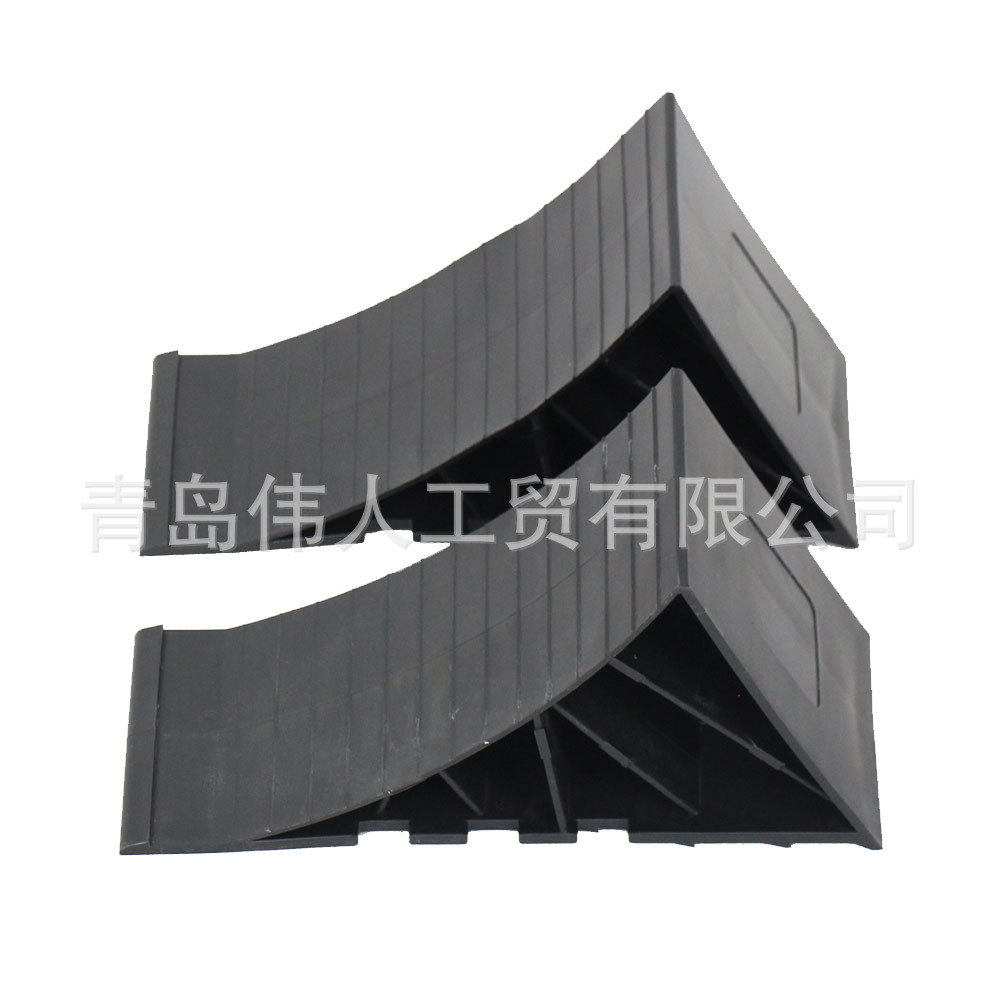 新款汽车止退器带配套螺丝，可固定轮胎防滑止轮块