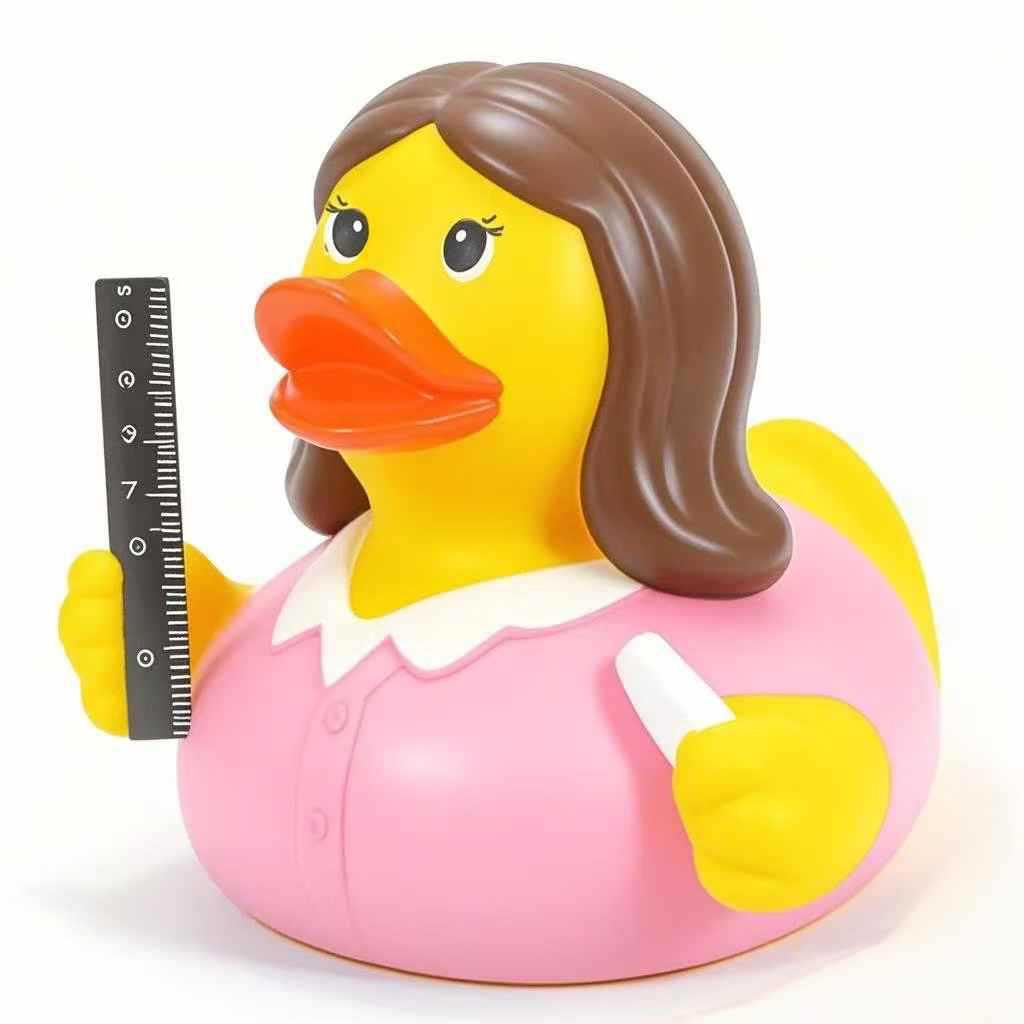 Nuevo pato profesional creativo pequeño pato amarillo juguete pellizco llamado sonido bebé juguete de baño jugar en el agua pequeño pato amarillo flotante