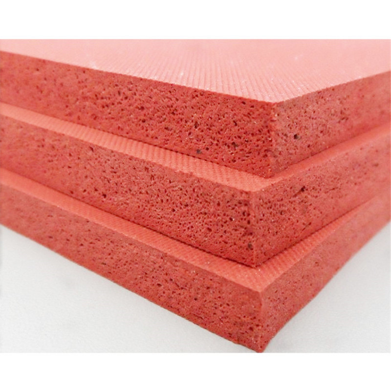 供应佛山江门压纹硅胶发泡板高回弹硅胶发泡板耐高温耐压