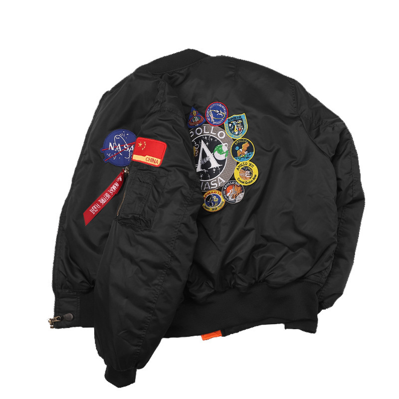 Spring and Autum Nasa Chinese Pilot Jacket American Ma-1 Baseball Uniform Men's Alpha Alpha Version Jacket
