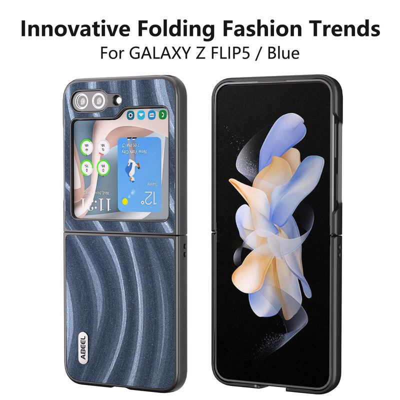 Suitable for Samsung Z Flip7 Mobile Phone Case, Foldable Screen Galaxy Leather Cover, Galaxy Flip5 Protective Case