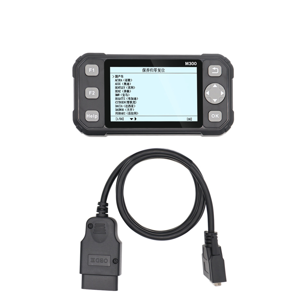 M300 2022新品汽车故障诊断仪，支持保养灯归0 OBD2 ELM327